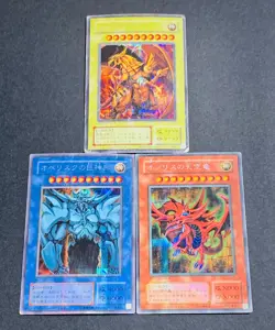 Yugioh Cards Slifer the Sky Dragon obelisk Ra God 3 set G4-01 G4-02 G4-03 - Image 1