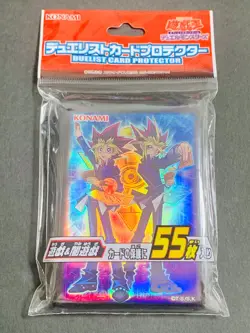 YuGiOh Yugi Muto Yami Yugi Protector 55 Pcs Card Sleeves SEALED Japanese - Image 1