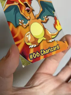 Pokemon 1999 Vintage Topps #06 Charizard PC3 Chase Card Rare Vintage Pokemon - Image 4