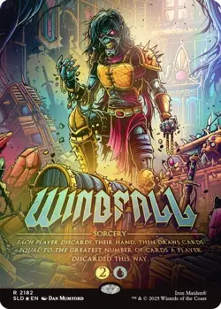 MtG Magic The Gathering WINDFALL Secret Lair FOIL Eddie Unchained Iron Maiden - Image 1