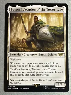 MTG / Boromir, Warden of the Tower / LTR / #4 / Regular / Rare / NM - Image 1