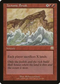 MTG - Tectonic Break - Mercadian Masques - X1 - (MP) - - Image 1