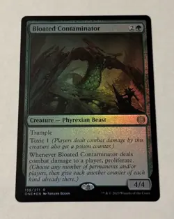 MTG Bloated Contaminator - Phyrexia: All Will Be One FOIL LP - Image 1