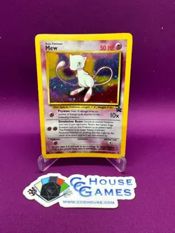 Pokemon TCG Mew #9 Holo Foil Wizards of the Coast Black Star Promo NM/M*CCGHouse - Image 1