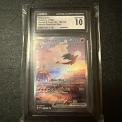 Charizard ex 199/165 SIR - Pokemon Scarlet & Violet 151 CGC 10 - Image 1