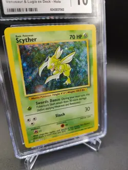 Pokemon 2023 Scyther 6/34, Venusaur & Lugia- Holo CGC Gem Mint 10 - Image 2