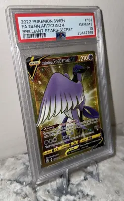 2022 Pokemon Galarian Articuno V #181 - PSA 10 GEM MINT - Brilliant Stars Secret - Image 4