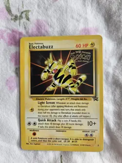 Pokemon TCG Electabuzz Wizards Black Star Promos 2 Regular Promo - Image 1