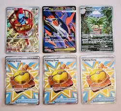 Pokemon Mega Evolutions Lot of 6 Illustration Rare, Full Art, and FA Ultra Rare - Image 1
