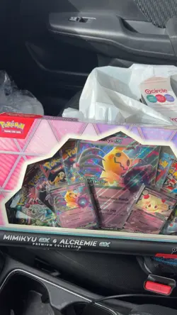 Pokemon TCG Mimikyu Ex & Alcremie EX Premium Collection Box New 10 Packs! - Image 1