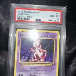 Pokemon Mewtwo TCG XY Evolutions 51/108 PSA 10 - Image 1