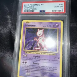 Pokemon Mewtwo TCG XY Evolutions 51/108 PSA 10 - Image 4