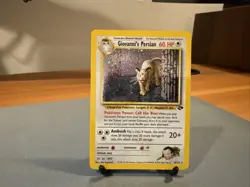 Pokemon TCG Giovanni's Persian 8/132 Gym Challenge Holo Rare Unlimited - Image 1