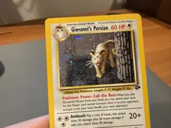 Pokemon TCG Giovanni's Persian 8/132 Gym Challenge Holo Rare Unlimited - Image 3