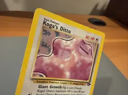 Pokemon TCG Koga's Ditto 10/132 Gym Challenge Unlimited Holo - Image 5