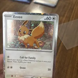Pokemon Eevee SVP200 Black Star Cosmos Holo Promo Destined Rivals Fart Swirl NM - Image 1