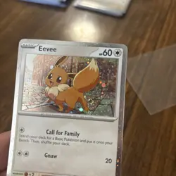 Pokemon Eevee SVP200 Black Star Cosmos Holo Promo Destined Rivals Fart Swirl NM - Image 2