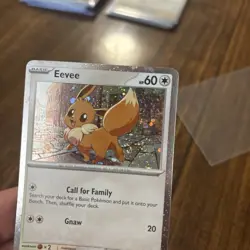 Pokemon Eevee SVP200 Black Star Cosmos Holo Promo Destined Rivals Fart Swirl NM - Image 3