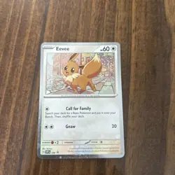 Pokemon Eevee SVP200 Black Star Cosmos Holo Promo Destined Rivals Fart Swirl NM - Image 4