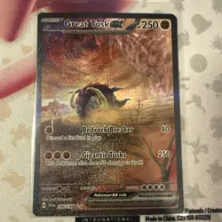 Great Tusk Ex 246/198 Pokemon Scarlet & Violet SIR NM Special Illustration Rare - Image 1