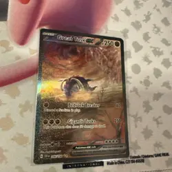 Great Tusk Ex 246/198 Pokemon Scarlet & Violet SIR NM Special Illustration Rare - Image 3