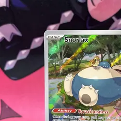 Snorlax SVP 051 Pokemon TCG Scarlet & Violet 151 ETB Black Star Promo NM - Image 2