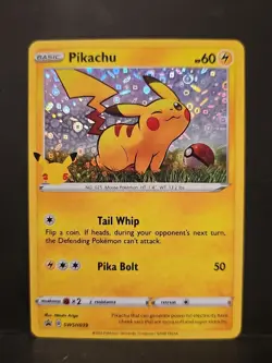 2021 Pokemon General Mills 25th Anniversary Promos #39 Pikachu HOLO - Image 1