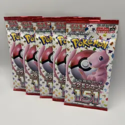 Pokemon 5x Bundle *Japanese* 151 Booster Pack SV2a - Factory Sealed US Seller ! - Image 2