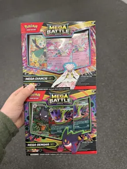 Pokemon Set of 2 (1 of each) Mega Gengar ex / Mega Diancie ex Mega Battle Deck - Image 1