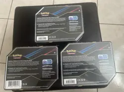 Pokemon TCG Crown Zenith Tins Moltres Articuno Zapdos Set of 3 FACTORY SEALED!! - Image 2