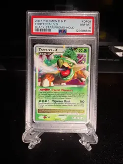 PSA 8 2007 Pokemon D & P Torterra LV. X Black Star Promo- Holo #DP09 - Image 1