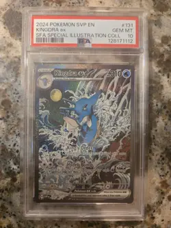 Pokemon 2024 Kingdra EX Scarlet Violet Black Star Promo #131 Gem Mint PSA 10 - Image 1