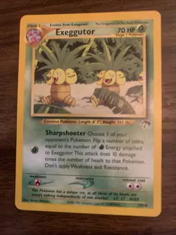 Pokemon TCG Exeggutor Card Southern Islands 13/18, Regular Lightly Played 🔥🔥 - Image 1