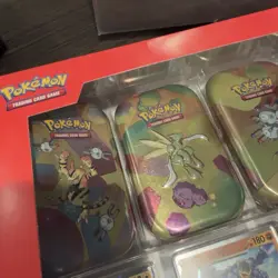 Pokemon 4 Mini Tins + 4 Promo Cards Bundle - 151 SAMS CLUB Exclusive IN HAND - Image 5