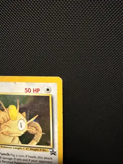 Pokemon TCG Meowth Black Star Promos Holo Card Game Boy - Image 2