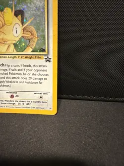 Pokemon TCG Meowth Black Star Promos Holo Card Game Boy - Image 3