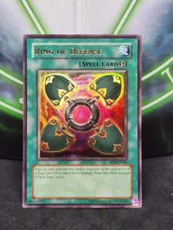 Yugioh Ring of Defense DP2-EN026 Ultra Rare Unlimited NM - Image 1