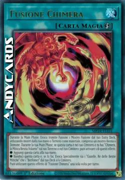 FUSIONE CHIMERA (Chimera Fusion) • Ultra R • MP24 IT221 • 1Ed • Yugioh ANDYCARDS - Image 1