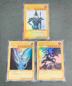 Yugioh Dark Magician Red-Eyes Black Blue-Eyes White Dragon Japanese Wjmp Yap1 - Image 1