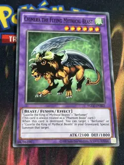 Chimera the Flying Mythical Beast Common Yugioh Card YGLD-ENB41 - Image 1