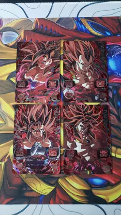 Super Dragon Ball Heroes - Ultra God Mission 6 Campaign Promo x4 Card Lot - Image 1