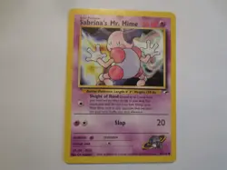 SABRINAS MR MIME # 94/132 NONE HOLO POKEMON CARD - Image 1