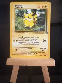 PIKACHU - 60/64 Jungle Set - WotC LP/MP - Regular Common - Pokemon TCG Card - Image 1