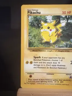 PIKACHU - 60/64 Jungle Set - WotC LP/MP - Regular Common - Pokemon TCG Card - Image 2