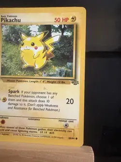 PIKACHU - 60/64 Jungle Set - WotC LP/MP - Regular Common - Pokemon TCG Card - Image 3