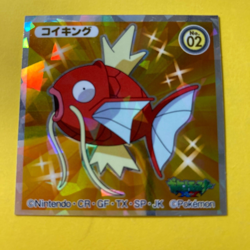 Pokemon Magikarp No.02 Sticker Holo very rare Japanese Nintendo - Image 3