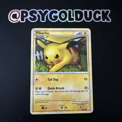 Pokemon Pikachu TCG Heartgold Soulsilver Card 78/123 Regular - Image 1