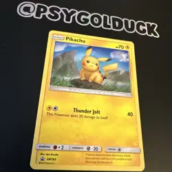 Pikachu - SM183 Holo Promo SM Promos Pokemon Card LP - Image 2