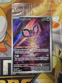 Pecharunt 129 Sv: Scarlet & Violet Promo Cards Holo Sealed - Image 1