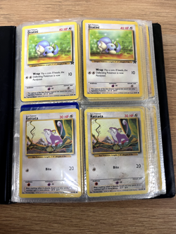 Original Pokemon TCG Binder 1999 Nintendo Wizards Of The Coast With 102 Cards - Image 3